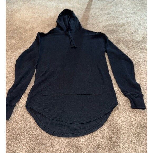 Shouthouse (Tilly’s) Black Hoodie - Lightweight Waffle Knit - Men’s Small - Picture 7 of 8